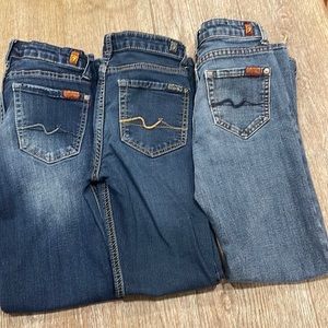 Bundle of boys jeans